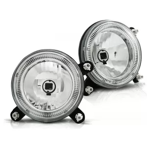 HEADLIGHTS ANGEL EYES CHROME fits VW GOLF 1 / GOLF 2
