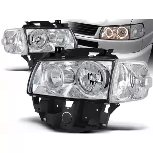 HEADLIGHTS ANGEL EYES CHROME fits VW T4 08.96-03.03 BUS
