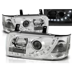 HEADLIGHTS DAYLIGHT CHROME fits VW T4 90-03.03 TRANSPORTER