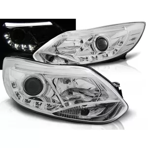 FORD FOCUS MK3 11- 10.14 TUBE LIGHTS CHROME