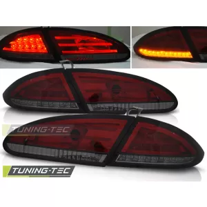 LED TAIL LIGHTS RED SMOKE fits SEAT LEON 06.05-09