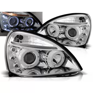 RENAULT CLIO II 06.01-09.05 ANGEL EYES CHROME
