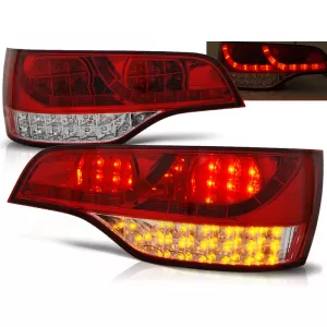 LED TAIL LIGHTS RED WHITE fits AUDI Q7 06-09