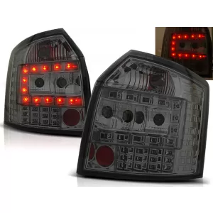 LED TAIL LIGHTS SMOKE fits AUDI A4 10.00-10.04 AVANT