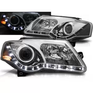 HEADLIGHTS DAYLIGHT CHROME fits VW PASSAT B6 3C 03.05-10