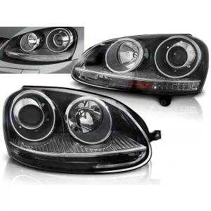 HEADLIGHTS SPORT BLACK fits VW GOLF 5 10.03-09