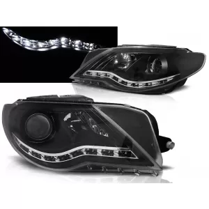 HEADLIGHTS DAYLIGHT BLACK fits VW PASSAT CC 08-12