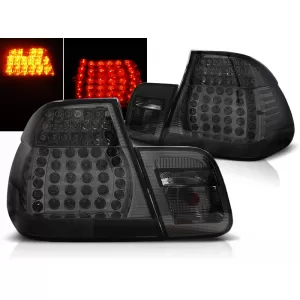 LED BAR TAIL LIGHTS SMOKE fits BMW E46 05.98-08.01