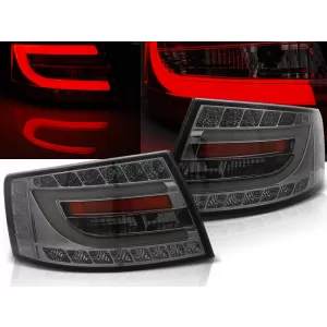 LED TAIL LIGHTS SMOKE fits AUDI A6 C6 SEDAN 04.04-08 6PIN