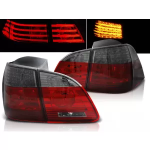 LED TAIL LIGHTS RED SMOKE fits BMW E61 04-03.07 TOURING