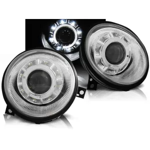 HEADLIGHTS DAYLIGHT CHROME fits VW LUPO 98-05