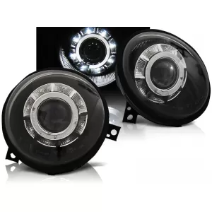 HEADLIGHTS DAYLIGHT BLACK fits VW LUPO 98-05