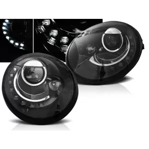 HEADLIGHTS DAYLIGHT BLACK fits VW NEW BEETLE 10.98-05.05