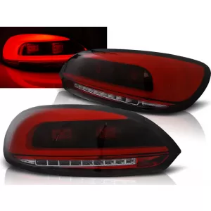 LED BAR TAIL LIGHTS RED SMOKE fits VW SCIROCCO III 08-04.14