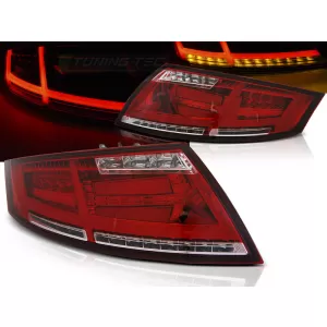 LED BAR TAIL LIGHTS RED WHIE fits AUDI TT 04.06-02.14