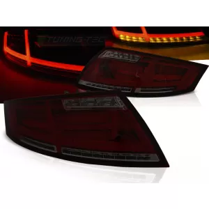 LED BAR TAIL LIGHTS RED SMOKE fits AUDI TT 04.06-02.14