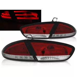 LED TAIL LIGHTS RED WHITE fits SEAT LEON 03.09-12