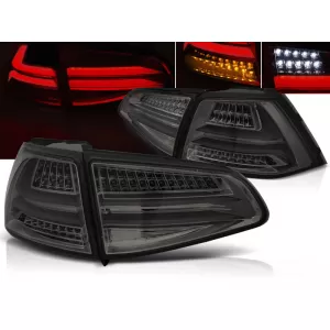 LED BAR TAIL LIGHTS SMOKE fits VW GOLF 7 13-17