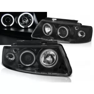HEADLIGHTS ANGEL EYES CCFL BLACK fits VW PASSAT B5 3B 96-08.00