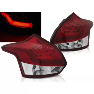 FORD FOCUS 3 11-10.14 HATCHBACK RED WHITE LED BAR