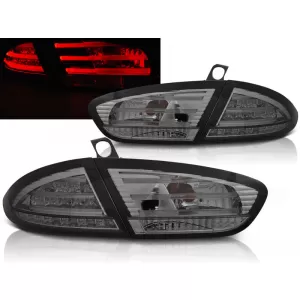 LED TAIL LIGHTS SMOKE fits SEAT LEON 03.09-12