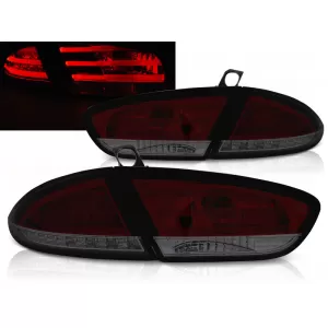 LED TAIL LIGHTS RED SMOKE fits SEAT LEON 03.09-12