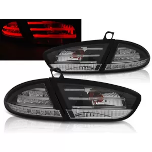 LED TAIL LIGHTS BLACK fits SEAT LEON 03.09-12