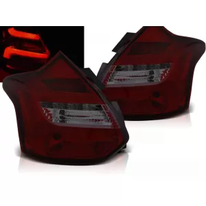 FORD FOCUS 3 11-10.14 HATCHBACK RED SMOKE LED BAR SEQ IND.