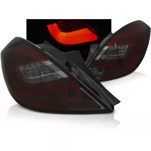 OPEL CORSA D 3D 04.06-14 RED SMOKE LED BAR