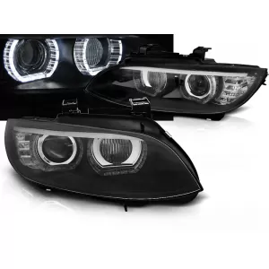 XENON HEADLIGHTS ANGEL EYES LED BLACK fits BMW E92/E93 06-10