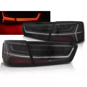 LED BAR TAIL LIGHTS SMOKE SEQ fits AUDI A6 C7 11-14 LIMOUSINE