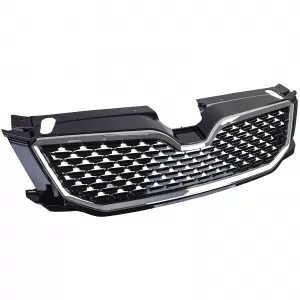 Griglia sportiva in cromo nero adatta per Skoda Octavia 5E pre-facelift 12-17-image-6268318