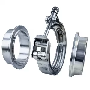 Stainless Steel V-Band Clamp Set with Quick Release 2.35" 60mm