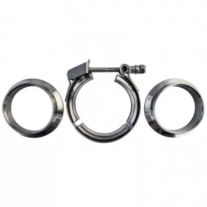 Stainless Steel V-Band Clamp Set with Quick Release 2.35" 60mm