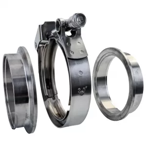 Stainless Steel V-Band Clamp Set with Quick Release 3" 76mm