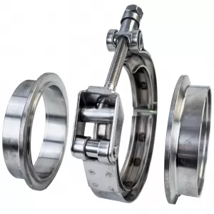 Stainless Steel V-Band Clamp Set with Quick Release 3" 76mm