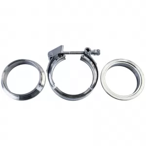 Stainless Steel V-Band Clamp Set with Quick Release 3" 76mm