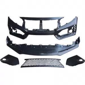 Bodykit TR paraurti minigonne griglia adatto per Honda Civic FC 16-20 berlina-image-6268364