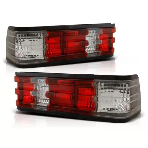 TAIL LIGHTS RED WHITE fits MERCEDES W201/190 12.82-05.93
