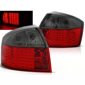 LED TAIL LIGHTS RED SMOKE fits AUDI A4 10.00-10.04