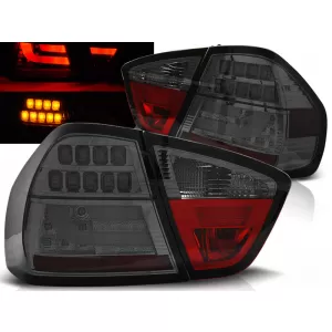 LED BAR TAIL LIGHTS SMOKE fits BMW E90 03.05-08.08