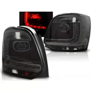 LED TAIL LIGHTS SMOKE fits VW POLO 09-14