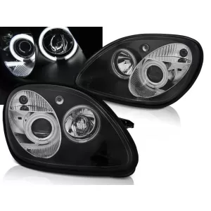 HEADLIGHTS ANGEL EYES CCFL BLACK fits MERCEDES R170 SLK 04.96-04