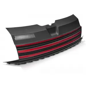 image-21-Hűtőrács fekete-piros VW T6 15-19