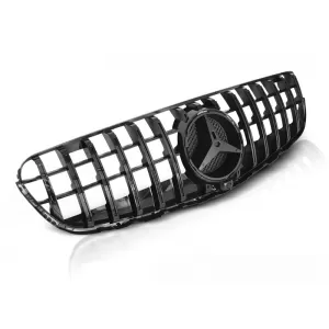 GRILLE SPORT GLOSSY BLACK fits MERCEDES GLC W253 15-18