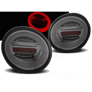 LED BAR TAIL LIGHTS SMOKE SEQ fits VW NEW BEETLE 10.98-05