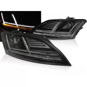 XENON HEADLIGHTS LED DRL BLACK SEQ fits AUDI TT 10-14 8J with AFS