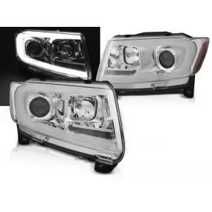 CHRYSLER JEEP GRAND CHEROKEE 11-13 CHROME TUBE LIGHT SEQ