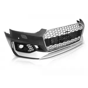 image-68-Első lökhárító Sport Chrome Silver PDC Audi A5 16-19