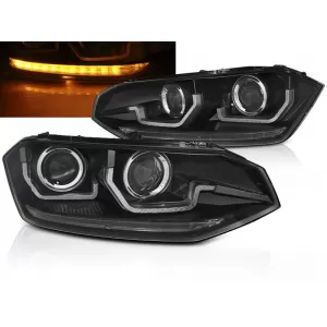 VW POLO VI 2G 17-21 SEQ LED BLACK
